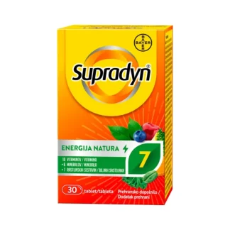 Supradyn Energija Natura s Biljnim Ekstraktima 30 Tableta
