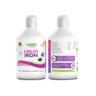 Swedish Nutra Liquid Iron Željezo + Vitamini B i C 500ml