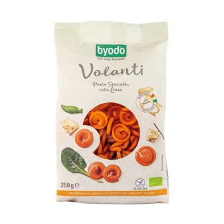 Tjestenina od crvene leće Volanti Bez glutena – Organska 250g byodo