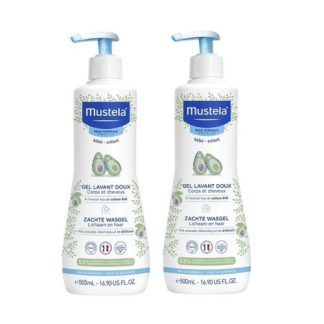 Mustela Nježni Gel za Pranje 500ml 1+1 GRATIS