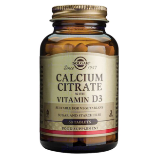 Solgar Kalcij Citrat Plus Vitamin D3 60 kom