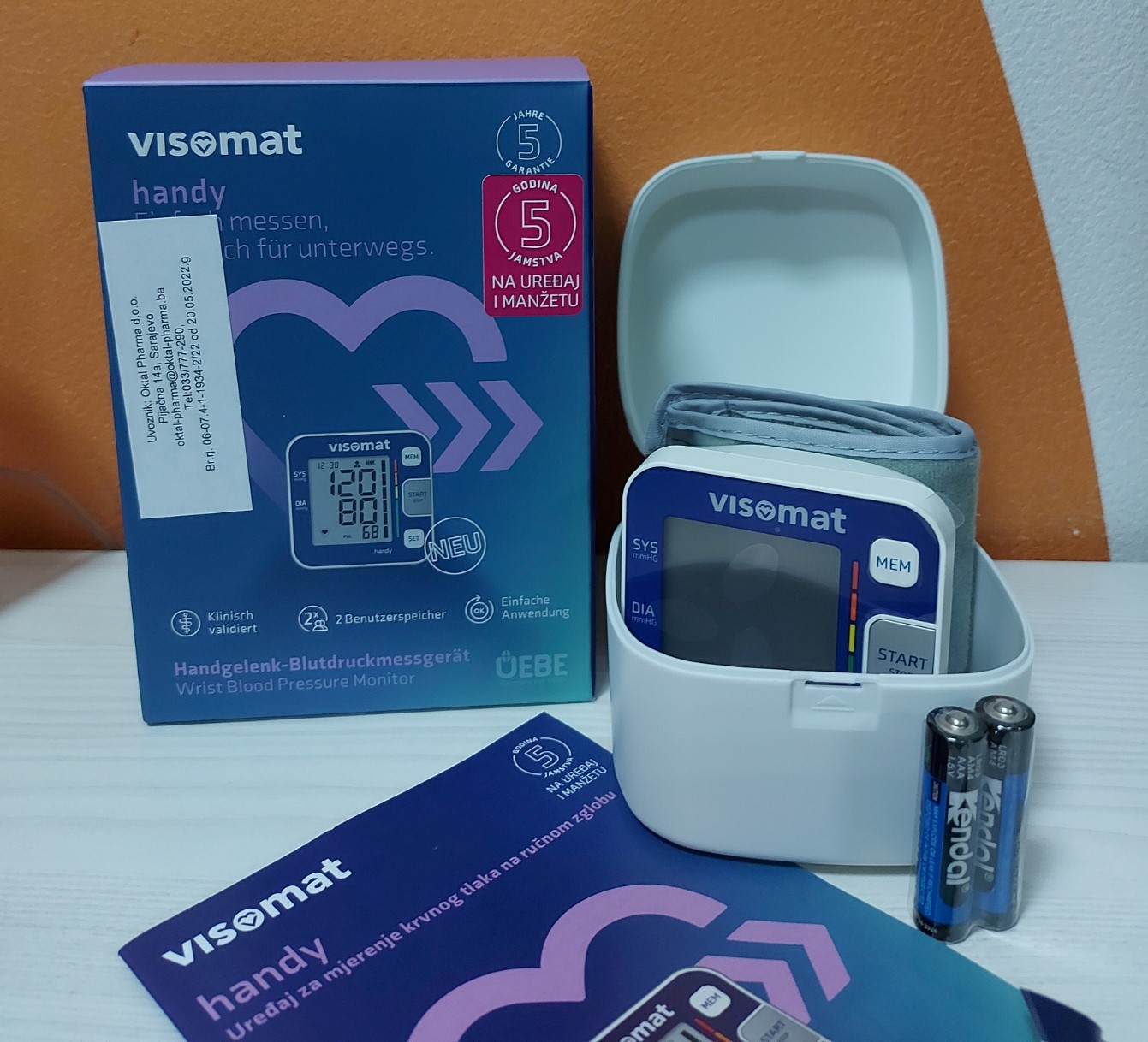 UEBE VISOMAT HANDY TLAKOMJER ZA RUČNI ZGLOB - Slika 3