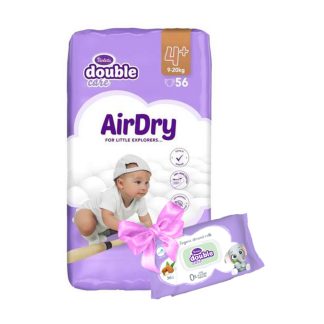 Violeta Pelene Air Dry 4+ (9-20 kg, 56 kom) MAXI PLUS + Vlažne Maramice